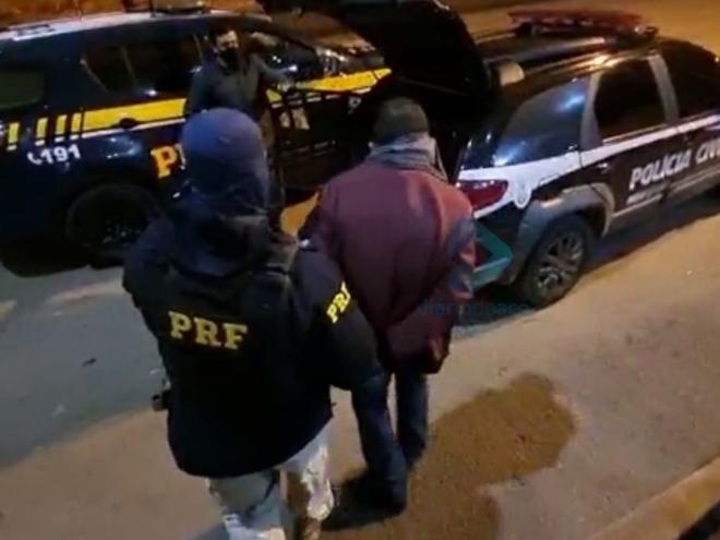 Alfredo foi preso em João Monlevade, em um trabalho conjunto das polícias Rodoviária Federal, Civil e Militar 