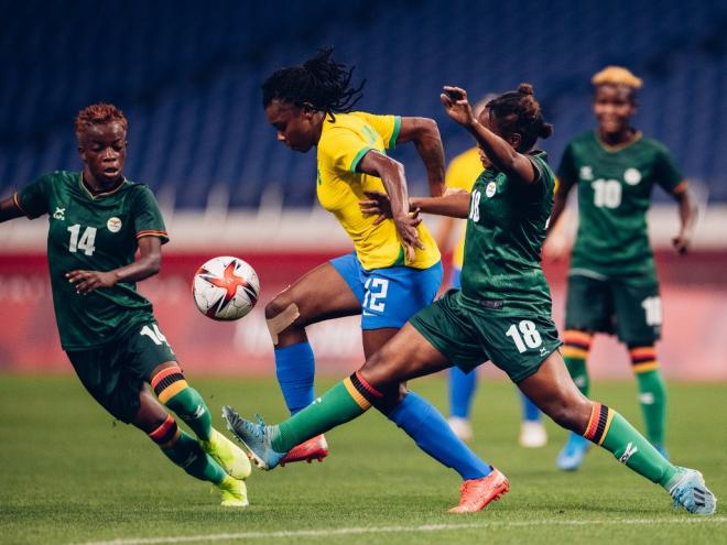 Time feminino carimbou a vaga após vitória sobre a Zâmbia
