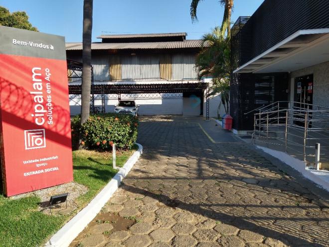 A matriz da Cipalam está localizada no bairro Iguaçu, em Ipatinga 