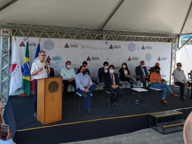 Governador participou da cerimônia de inauguração da Unidade Básica de Saúde do Ana Rita, que deve atender 10 mil moradores