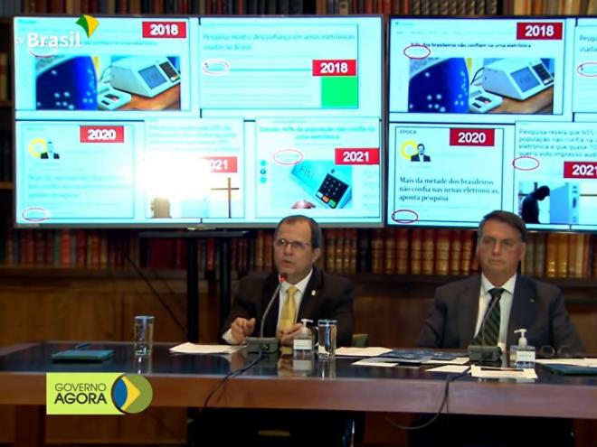 Transmissão de  Bolsonaro na TV pública; TSE afirma que foram transmitidas notícias falsas 