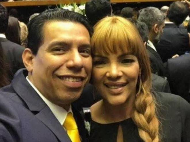 O pastor Anderson do Carmo e a então esposa Floderlis