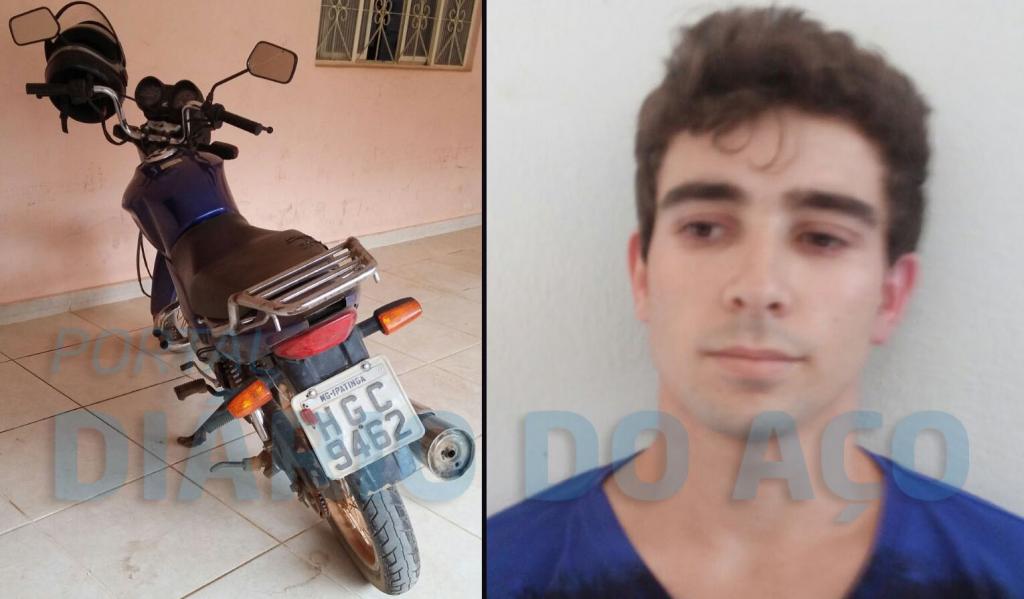Essa motocicleta Honda 150 foi o pagamento que Vanderley Campos Pinho recebeu para matar Alisson