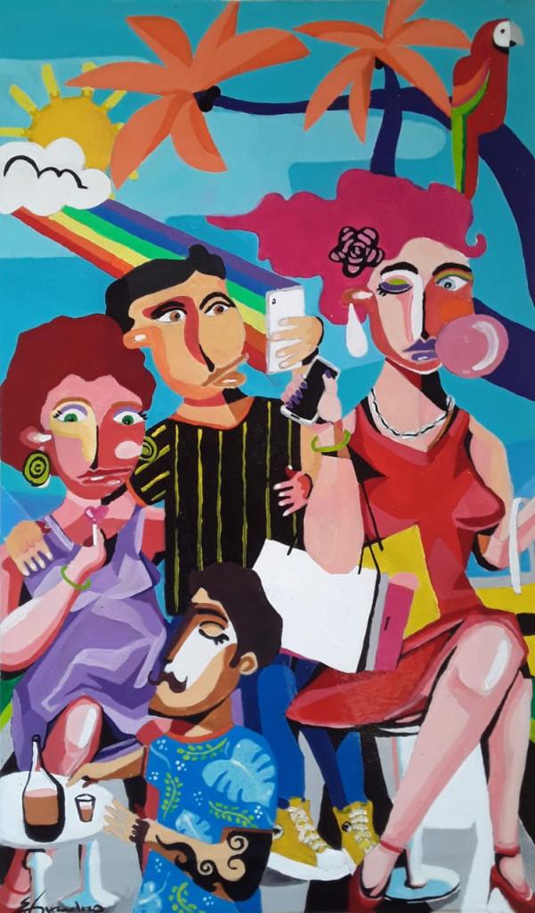 Obra do artista Edvandro de Oliveira: resgate da memória popular