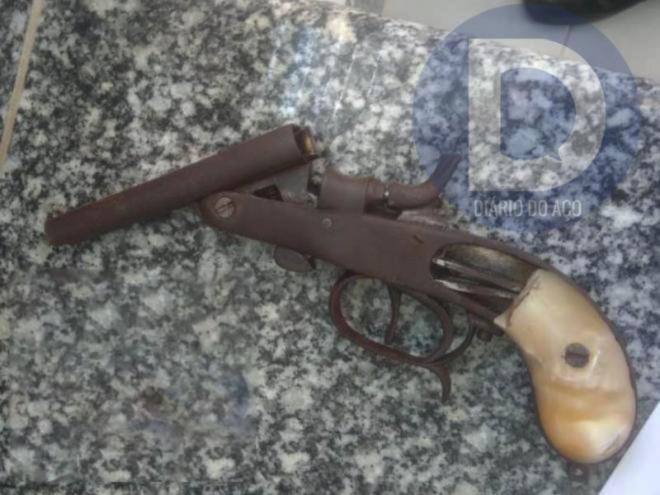 A arma usada na morte de Magno Orlando foi apreendida pela Polícia Militar