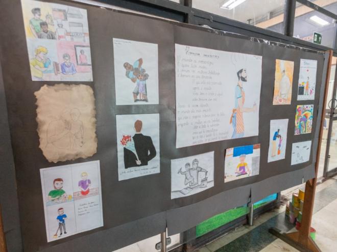 Trabalhos foram desenvolvidos por crianças do 9º ano do Ensino Fundamental 