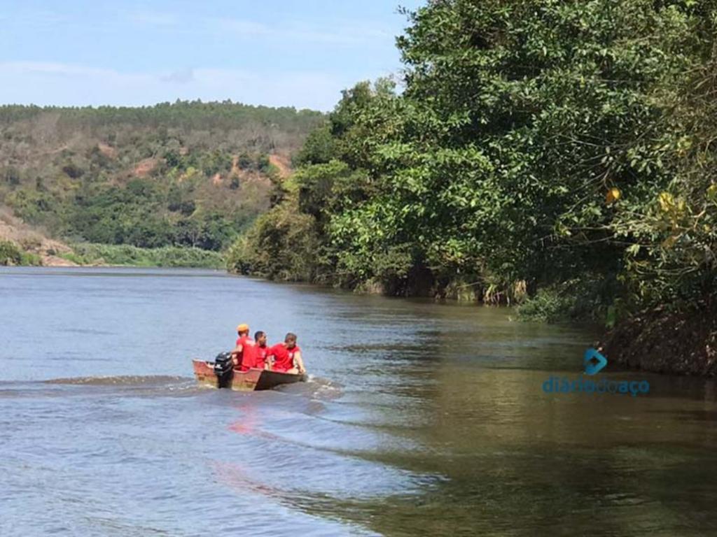Buscas foram feitas a três dias no trecho do rio Doce em Perpétuo Socorro, Belo Oriente 