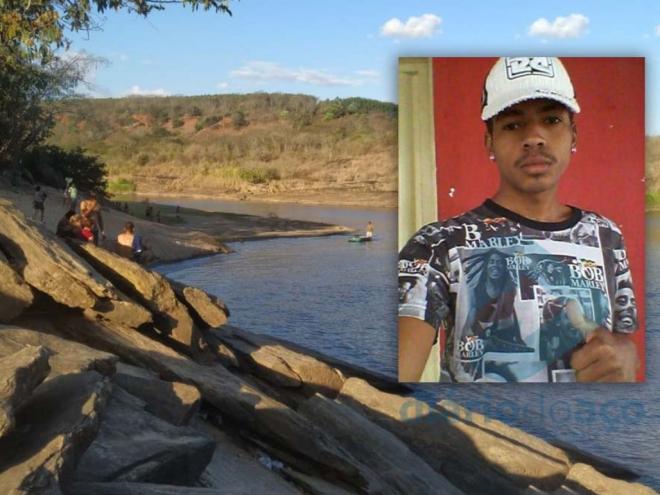 O corpo de Gean Souza foi encontrado a três quilômetros do local do afogamento