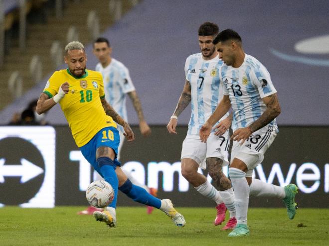 Na final da Copa América, último confronto contra a Argentina, a seleção brasileira perdeu por 1 a 0