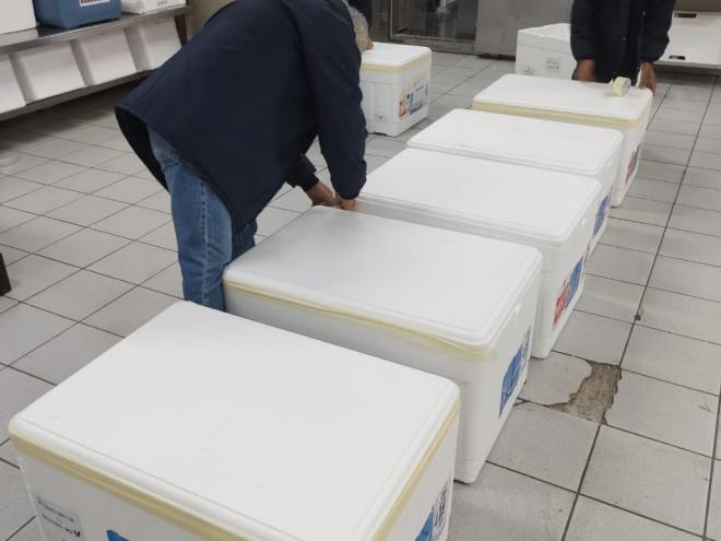 As novas doses de vacinas entregues são referentes às 46ª e 47ª remessas 