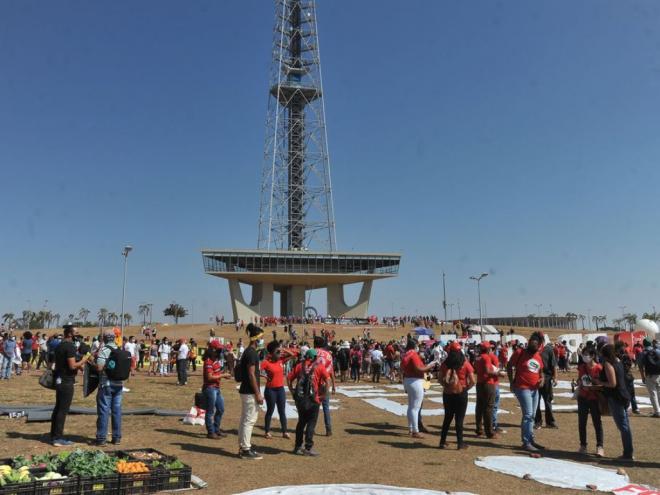 Protesto contra governo ocorreu na região central da capital