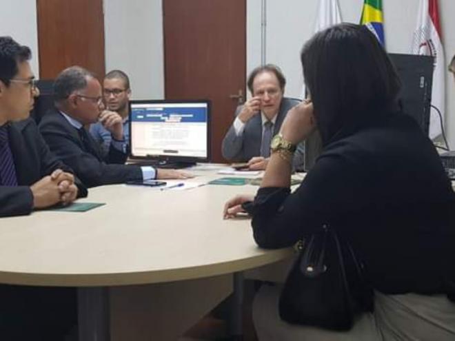Audiência no Ministério Público do Trabalho onde foi feita uma inicial para notificar a MGS