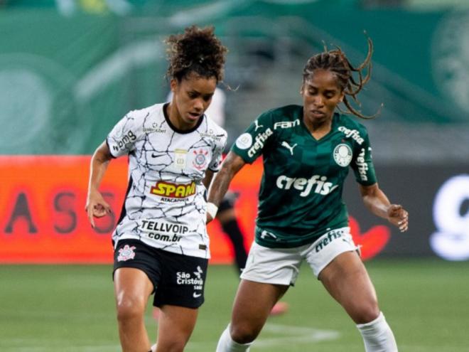 Timão bateu o rival Palmeiras por 1 a 0 no jogo de ida