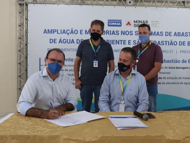 Assinatura de ordem de serviço ocorreu nesta segunda-feira