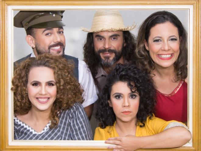 As visitas guiadas são gratuitas e animadas pelo elenco da peça ''Retrato de trem''