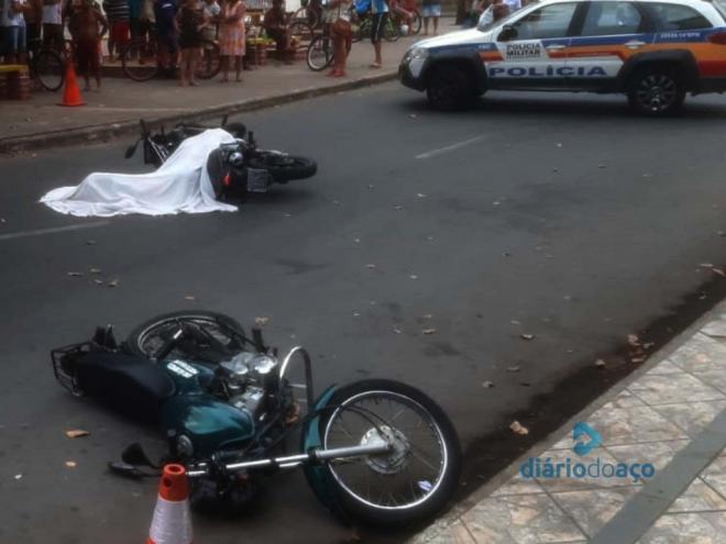 Autor do crime e a vítima discutiam pela rua, cada um em uma moto, quando condutor da CG sacou uma arma e executou Thales Vieira com tiros na cabeça 