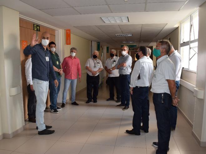 A visita ocorreu dias depois da AAPI anunciar que fechou parceria com a Unimed Vale do Aço 