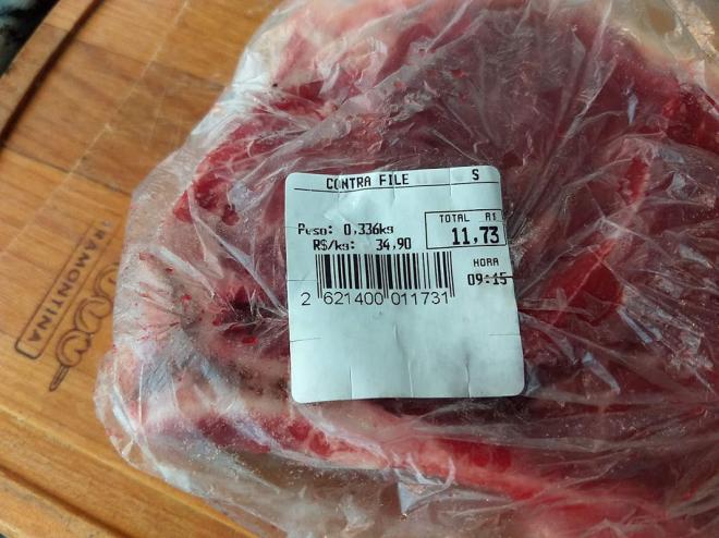 Carne de primeira, que custava em média R$ 19 em 2019 hoje custa acima de R$ 30 o quilo 