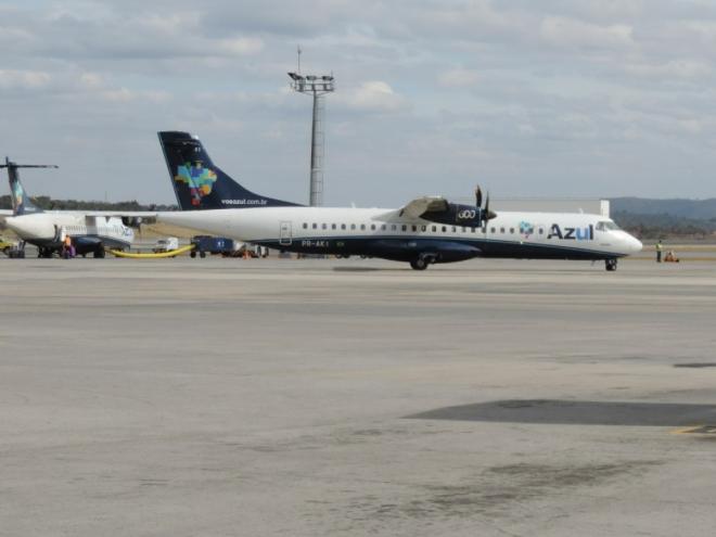 Aeronave que fará os voos da Azul no Vale do Aço. (Foto: Tudo Viagem)