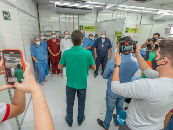 A unidade funcionou durante pouco mais de cinco meses no período crítico da pandemia