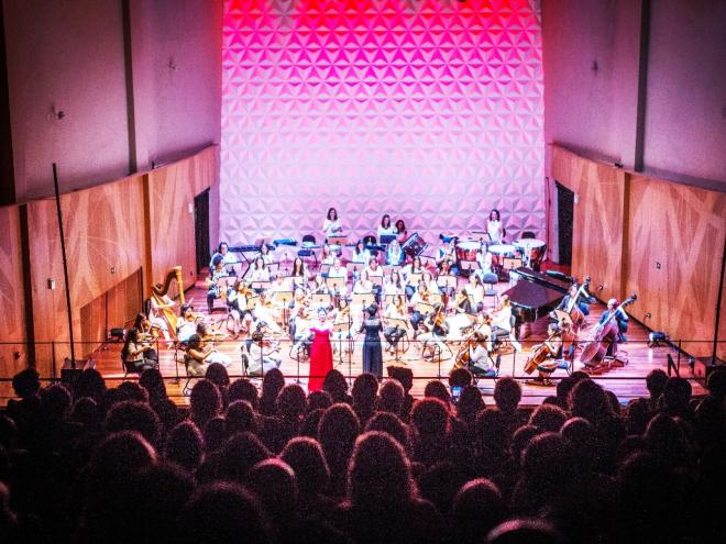 A Orquestra Sinfônica de Mulheres faz apresentação inédita na região