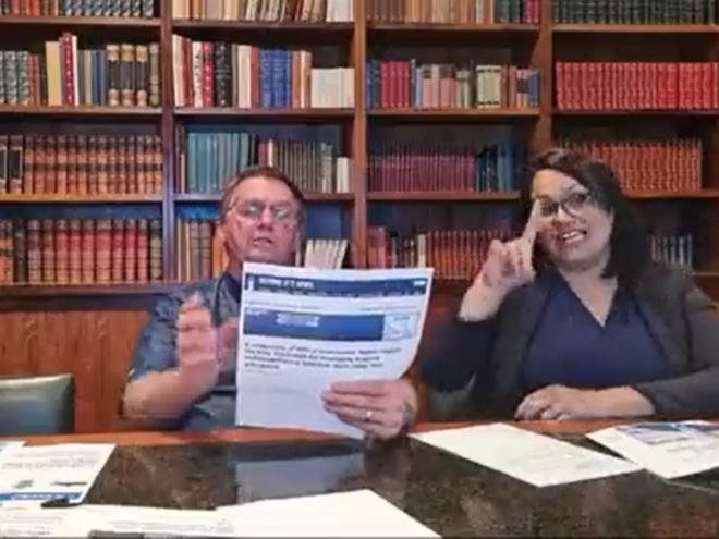 Transmissão ao vivo, feita quinta-feira passada, foi excluída de duas mídias sociais