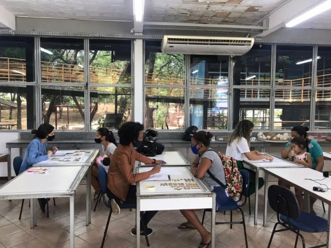 Na primeira etapa foram realizadas as inscrições de moradores da comunidade do Morro do Tomate