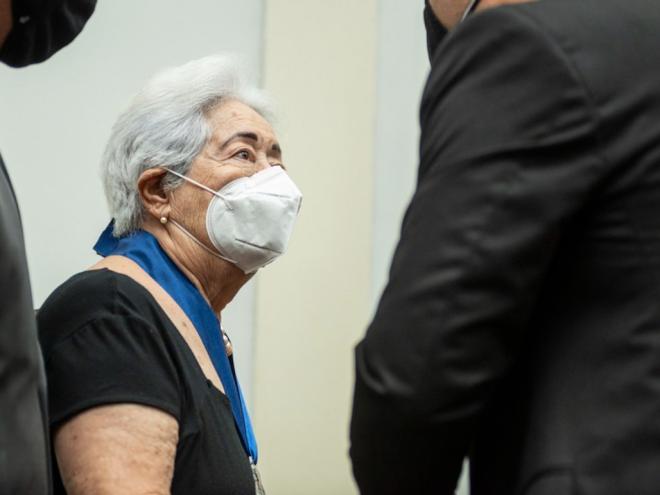 Considerada a primeira enfermeira de Ipatinga, Dinah Rezende de Macedo foi uma das homenageadas