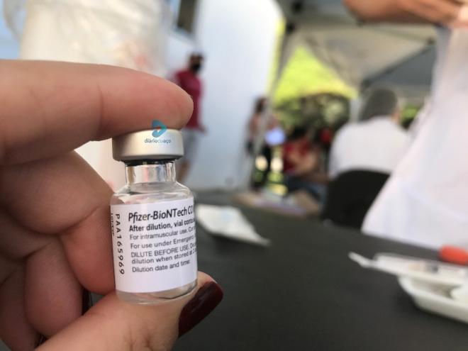 Até então, a orientação do Estado era que o intervalo das doses da Pfizer fosse de 56 dias   