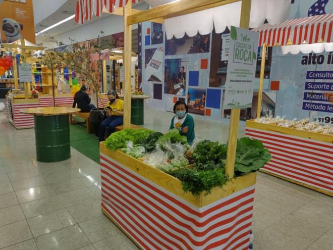 Agricultores familiares levarão mel e seus derivados, hortaliças e produtos caseiros ao shopping