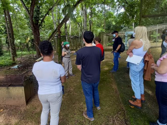 O roteiro de visitação foi aberto na Fazenda Macedônia, da Cenibra, onde é desenvolvido o Projeto Mutum