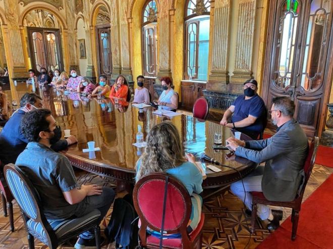 O evento organizado pela Secult, no antigo salão de banquetes do Palácio da Liberdade, reuniu representantes da gastronomia afro-mineira