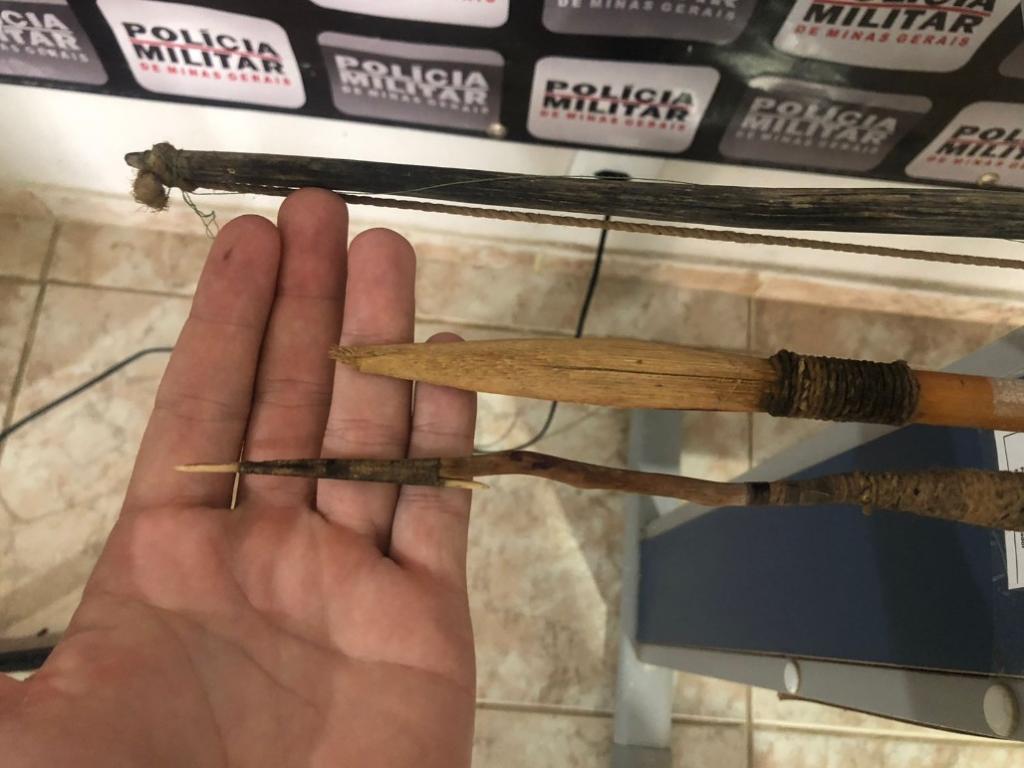 Armas foram fabricadas de forma rústica 