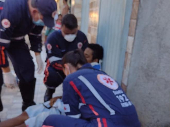 Jovem chegou a ser socorrido com vida, por profissionais do SAMU, mas não resistiu 