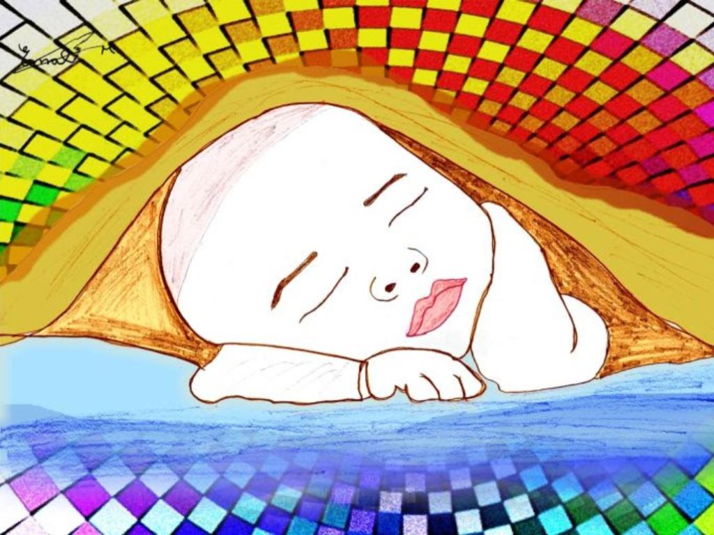Os artistas deram cor a desenhos feitos a lápis por crianças refugiadas