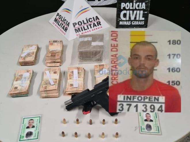 Lucas Menezes, 35 anos, foi cercado e preso em um barracão na cidade de Betim, na Grande BH