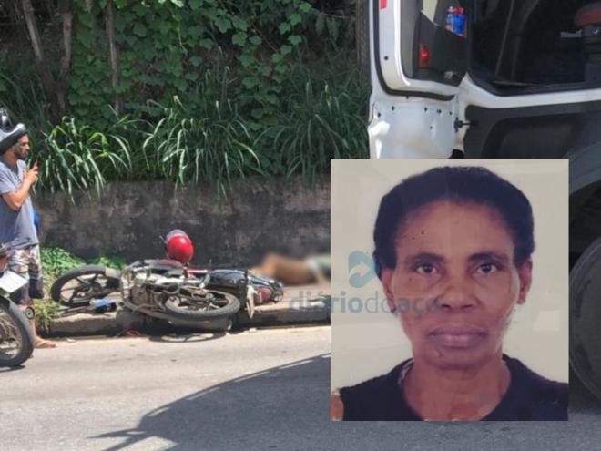 Rita Leopoldo não resistiu aos ferimentos sofridos na colisão da moto contra uma carreta