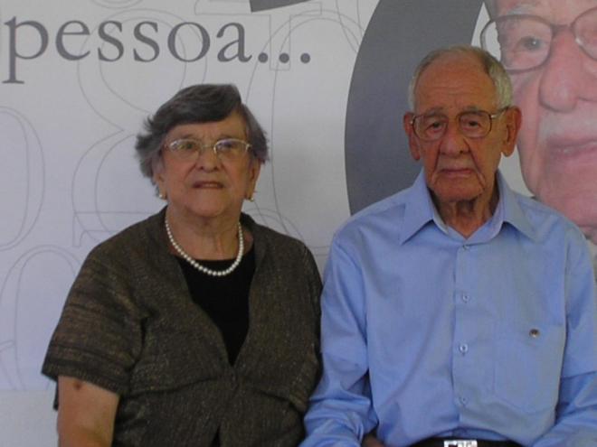 Ita Drumond, ao lado do marido, Raimundo Anício, falecido em julho de 2013, faria 102 anos em junho de 2022