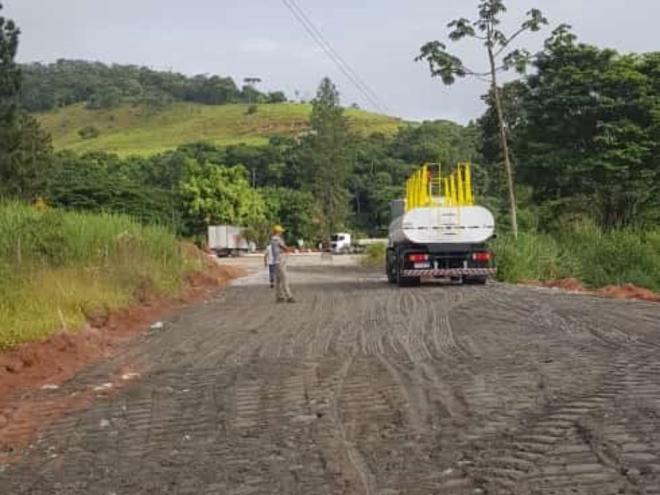 As obras no desvio do trecho do km 321, da BR-381, em Nova Era, foram iniciadas no dia 26 de janeiro