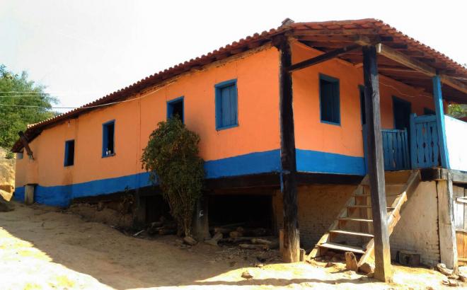 O acidente ocorreu nessa fazenda, no Córrego dos Ramos