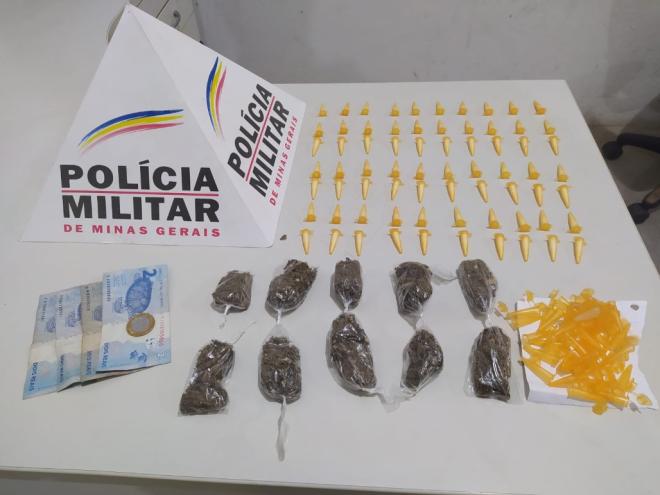 Entorpecente foi apreendido com menor de idade, que confessou envolvimento com o tráfico 
