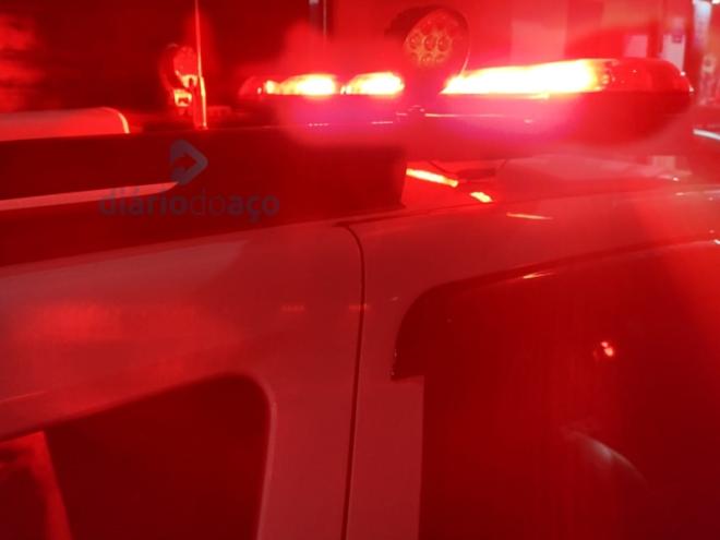 O crime foi registrado pela Polícia Militar por volta das 19h30 de terça-feira