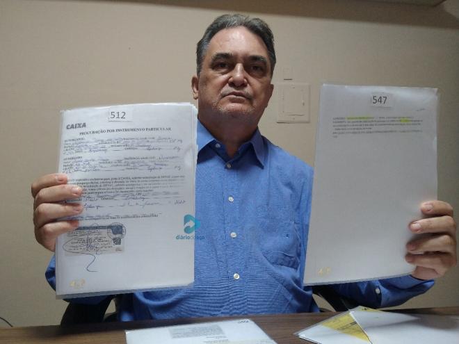 José Geraldo Matos Pereira relatou que só tem conseguido agendar exames de perícia em clínicas de Governador Valadares ou Itabira 