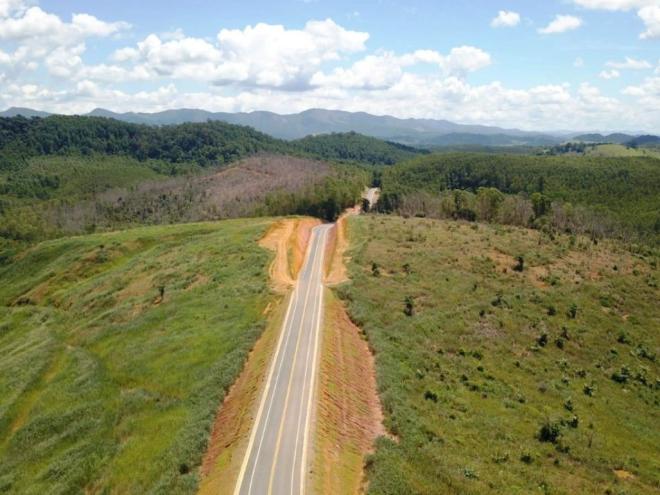 Entre as rodovias contempladas está a LMG-760, entre o Parque Estadual do Rio Doce e o entroncamento para a BR-262, em São José do Goiabal