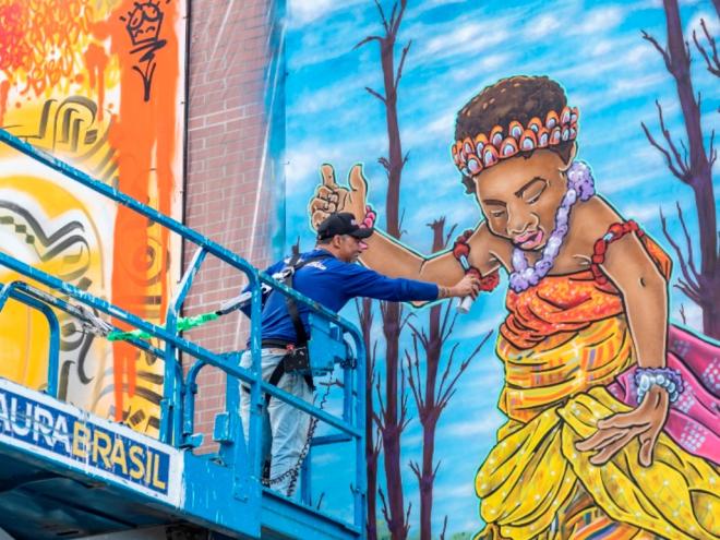 Trabalhos no Arte na Rua continuam em exibição do espaço cultural até o fim do mês