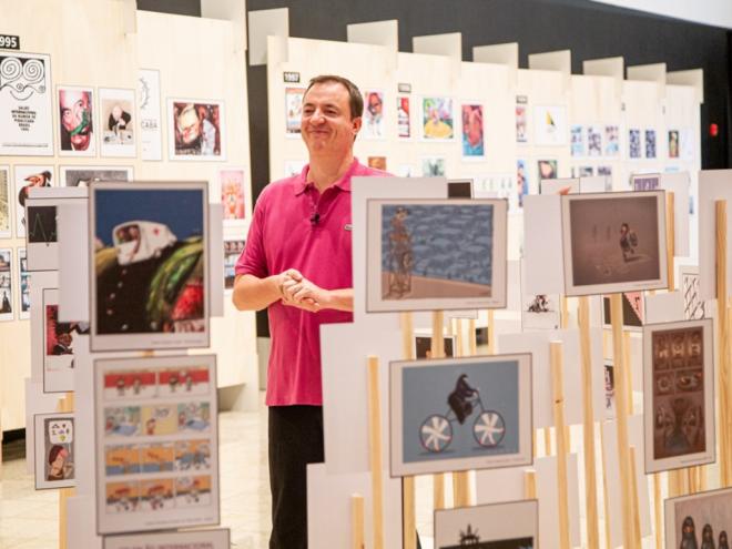 A mostra tem curadoria do humorista Paulo Bonfá: linha do tempo do humor gráfico
