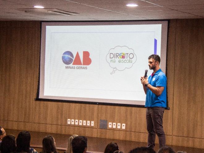 O programa Direito na Escola é executado em parceria com a Ordem de Advogados do Brasil 