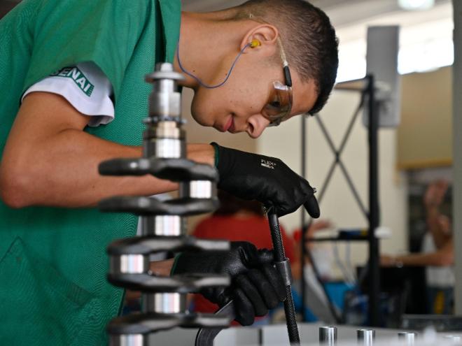 O curso técnico de mecânica é uma das opções dos candidatos na região 