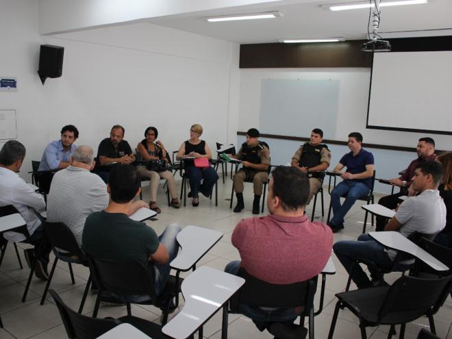 A segurança pública foi o tema do encontro, realizado na quarta-feira