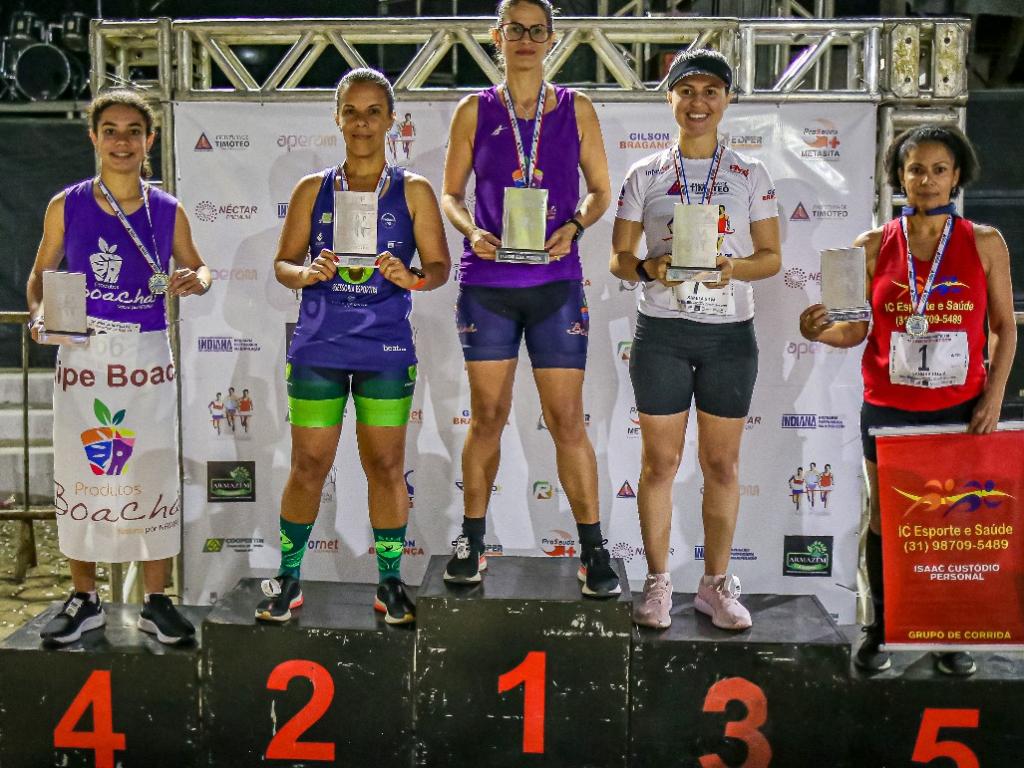 Podio geral feminino